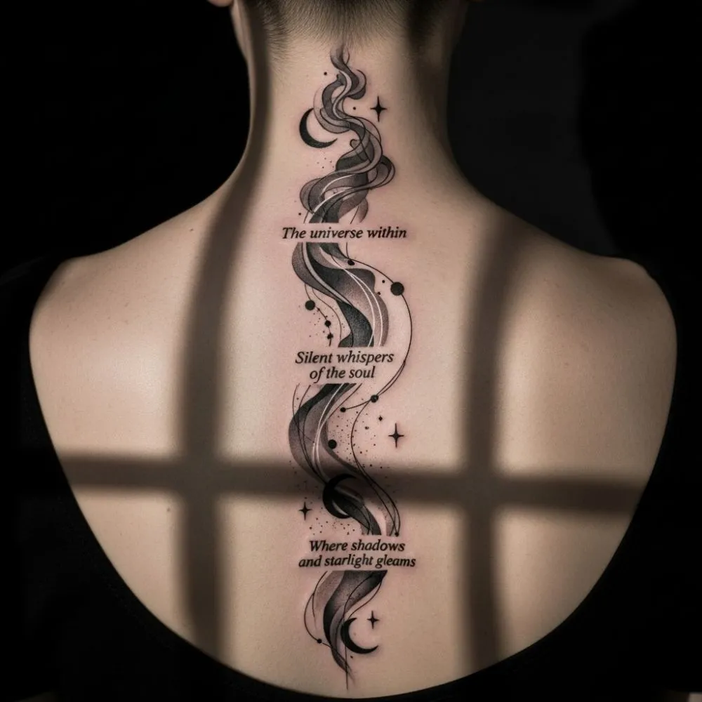 Deep Quotes for Spine Tattoo