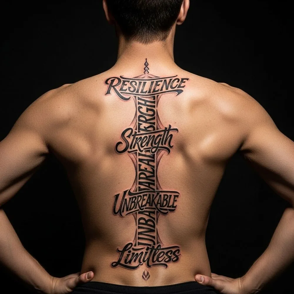 Motivational Quotes for Spine Tattoo