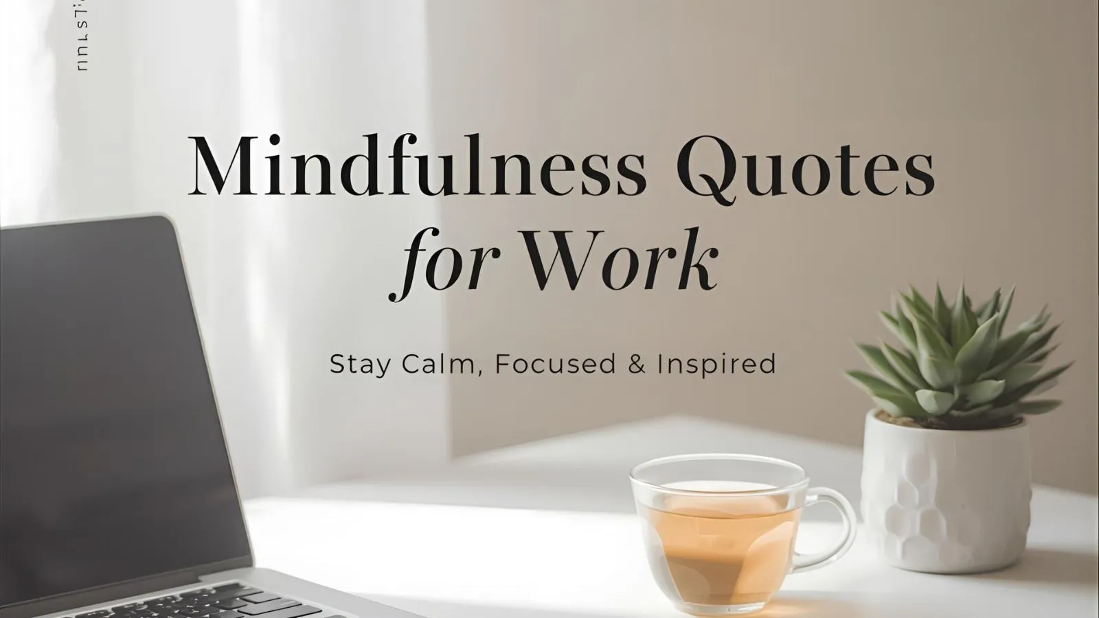Mindfulness quotes for work