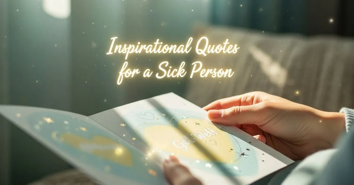 Inspirational Quotes for Sick Person