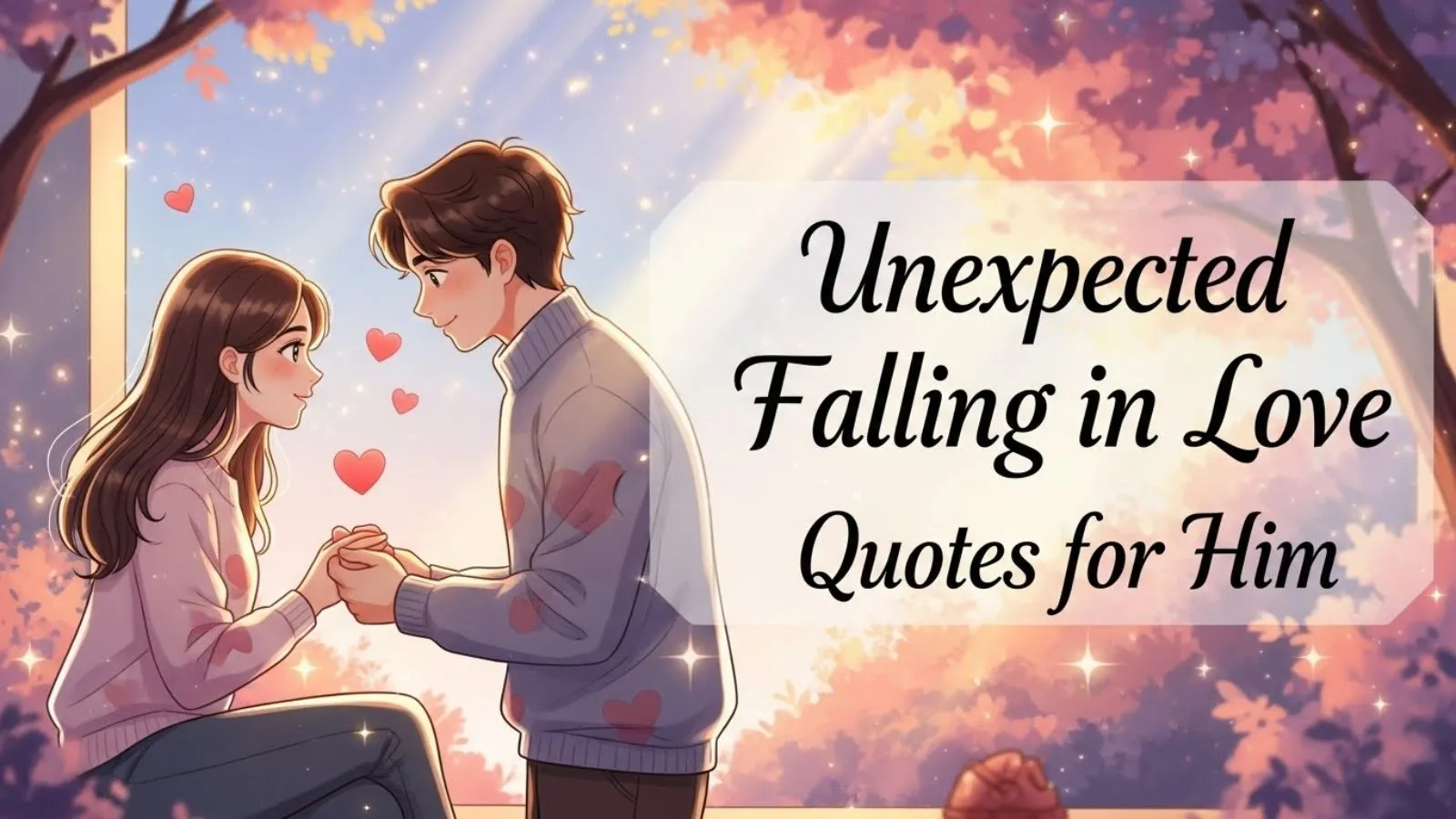 Unexpected Falling in Love Quotes